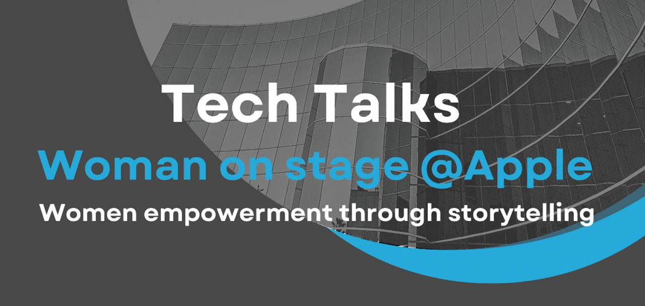 Women on stage @Apple 