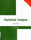    Sauer, T. (2018). Numerical analysis / Timothy Sauer. (Third edition.). Pearson.